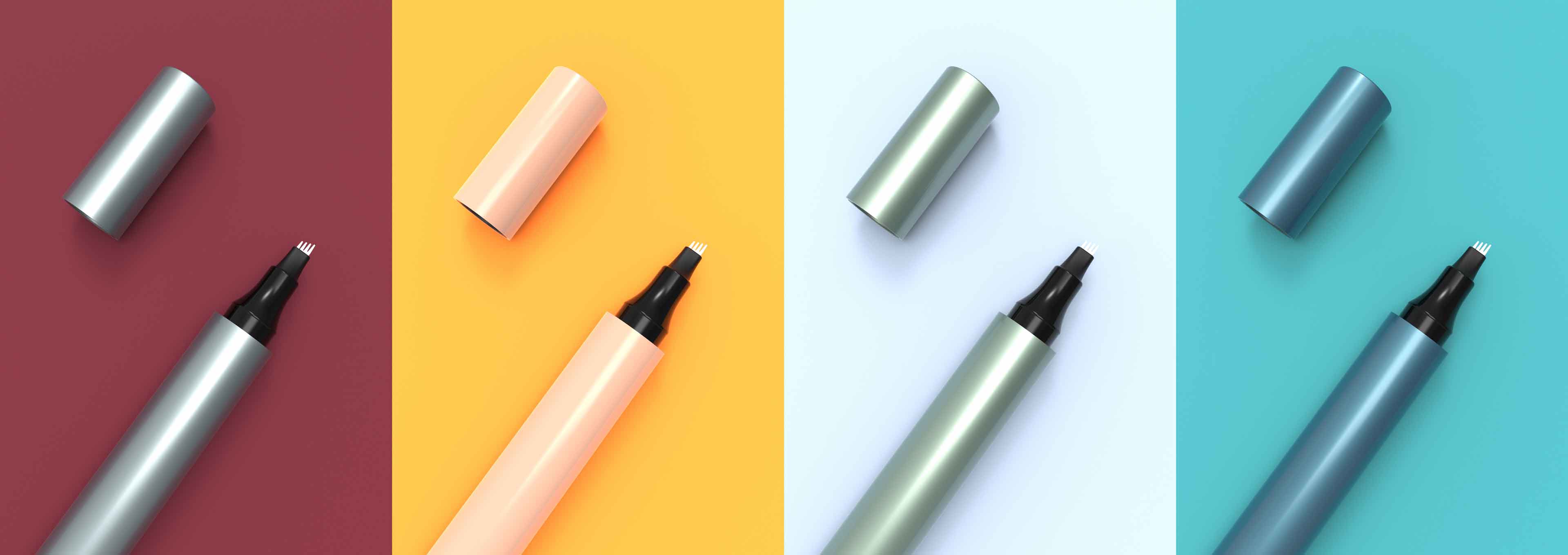 با انبوهی از وسایل آرایش خداحافظی کنید! این مداد ابرو و برس کانتور دو انتها حتی به افراد مبتدی نیز اجازه می دهد تا به ابروهایی با وضوح طبیعی دست پیدا کنند.